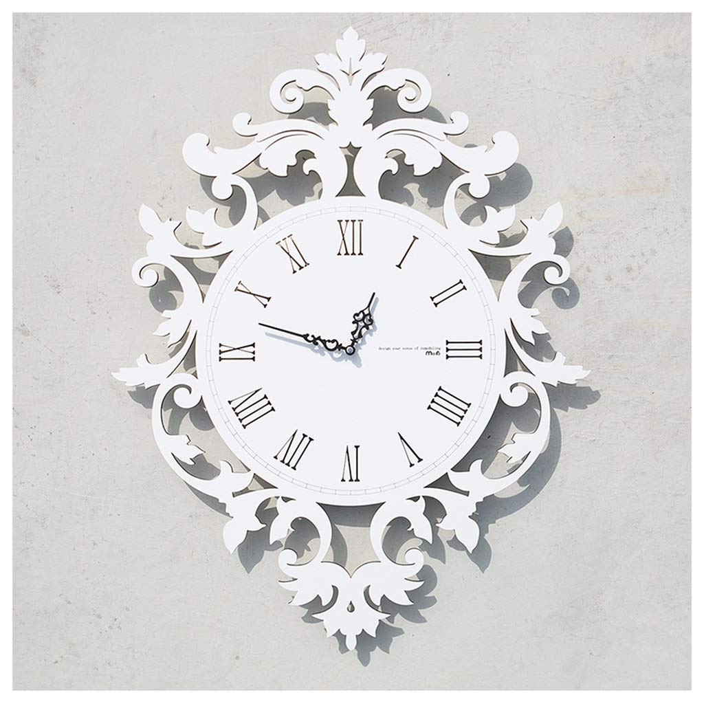 Modern European Roman Numeral Wall Clock - Silent Non-Ticking, 42x55cm, Perfect for Living Room, Bedroom, Office & Restaurant Decor - Stylish Home & Commercial Space Decoration