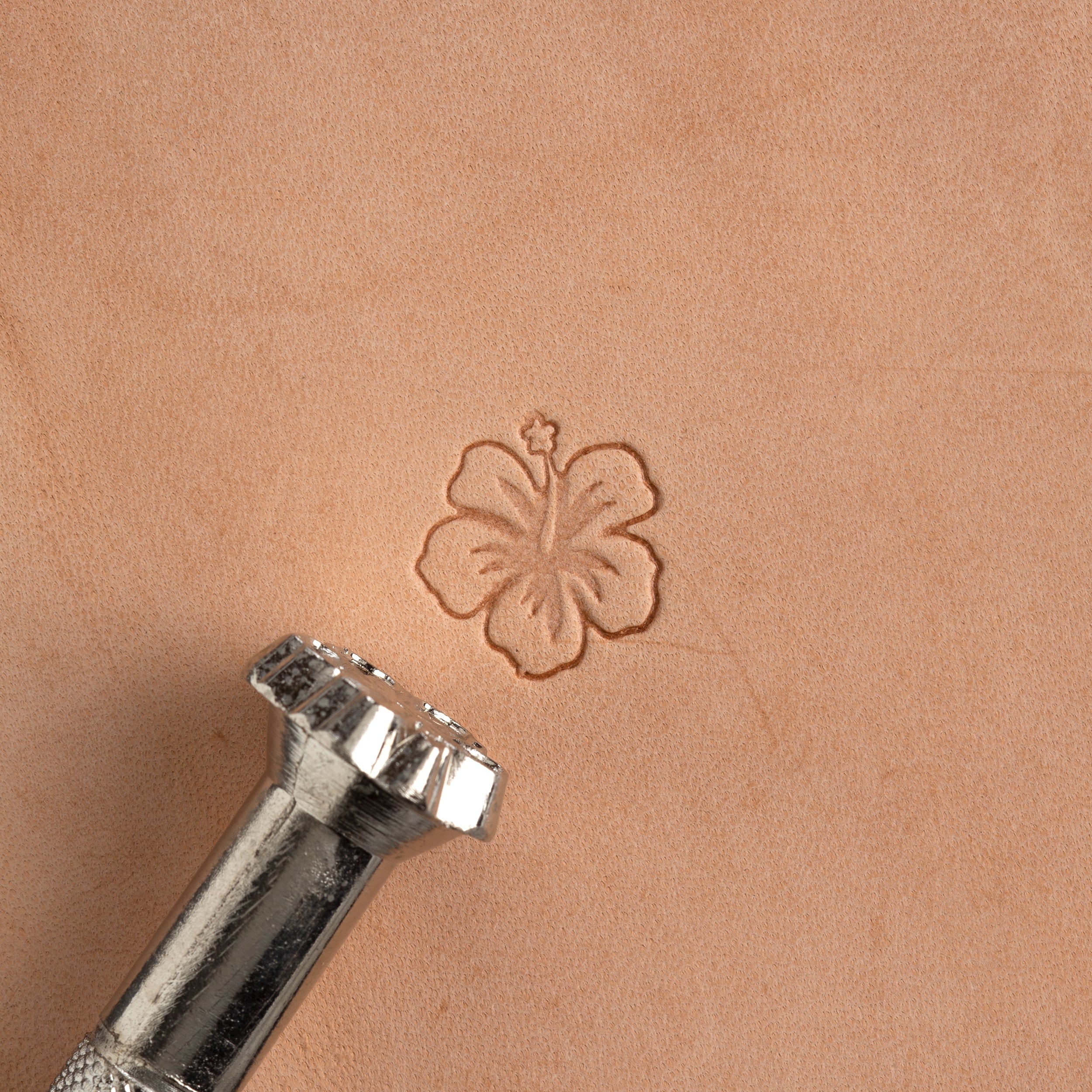 Craftool® Hibiscus Flower Stamp - Handmade Rubber Stamp for Scrapbooking, Card Making & DIY Crafts - Perfect for Wedding Invitations, Greeting Cards & Art Projects