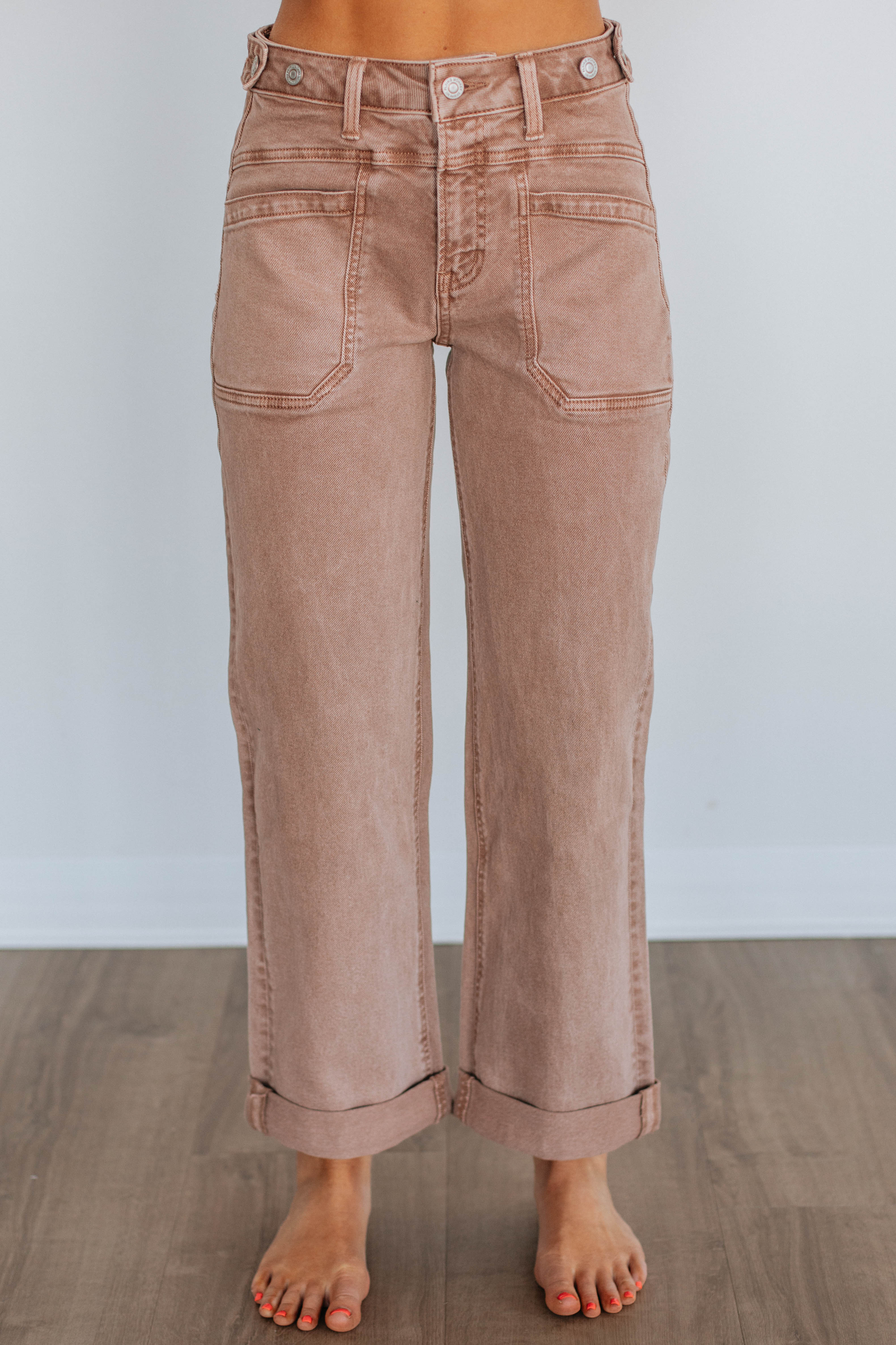 Dayna Flying Monkey Jeans in Brown Sugar - Stylish High-Waisted Skinny Jeans for Women | Perfect for Casual Outings & Date Nights