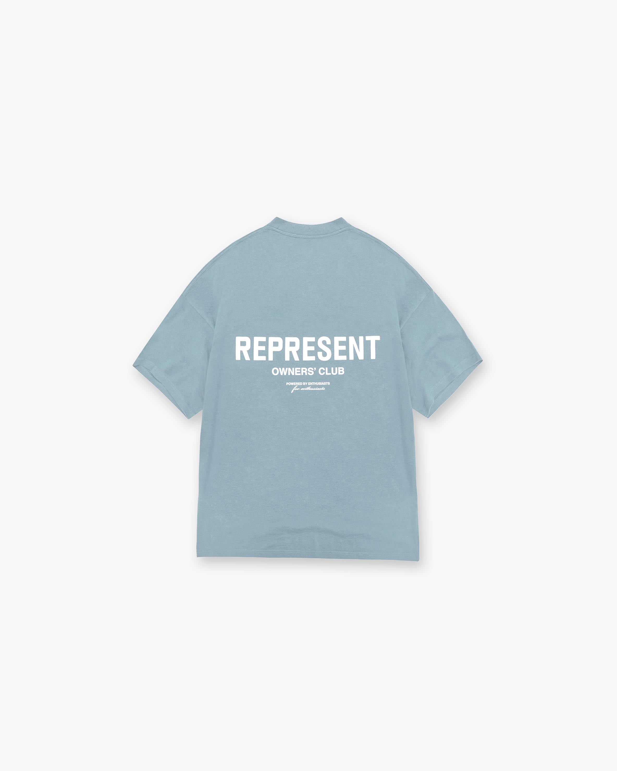 Represent Owners Club T-Shirt - Powder Blue | Premium Cotton Streetwear Tee for Men & Women | Casual Wear, Gym, Outfits