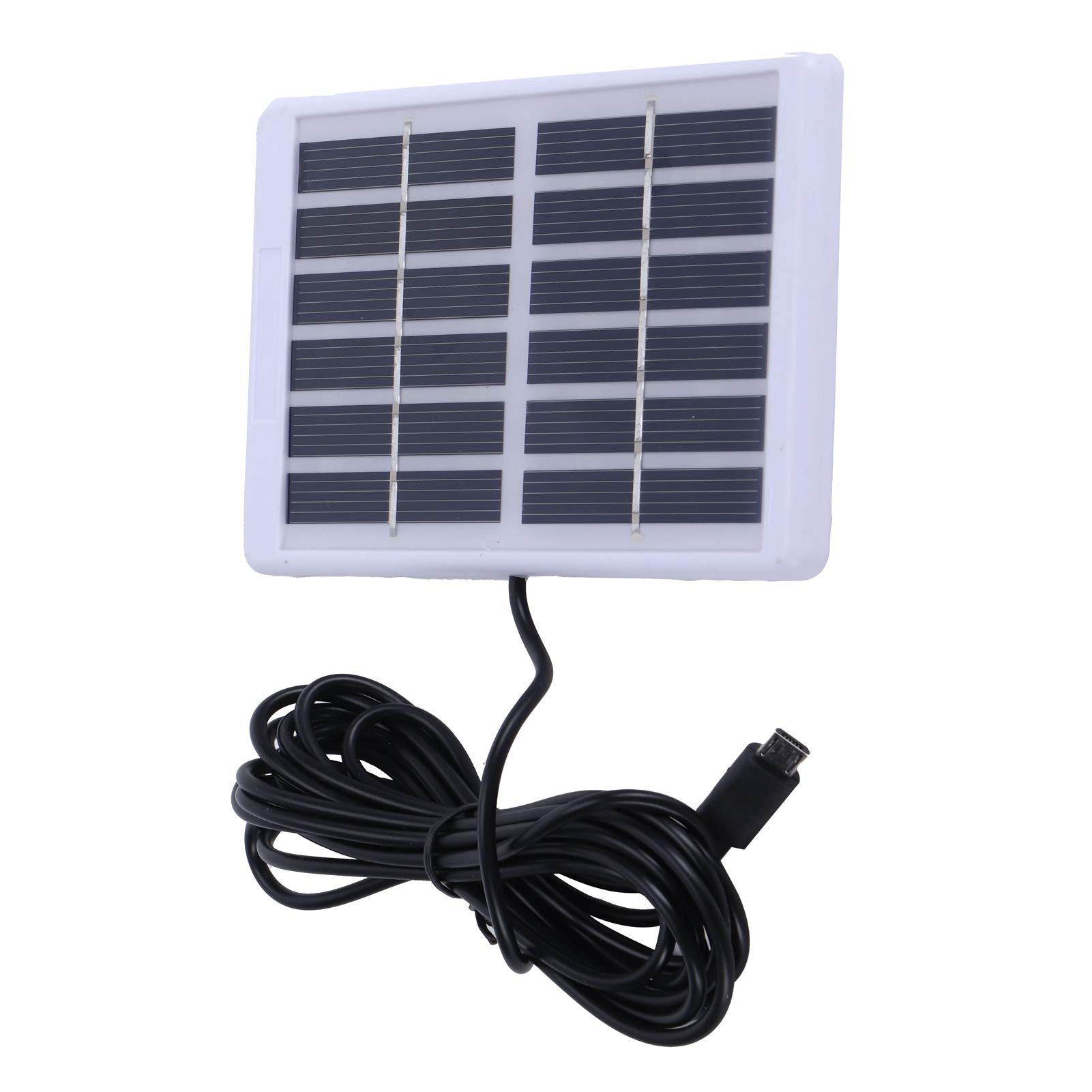 1.2W 6V Solar Panel Battery Charger - Polycrystalline Silicon with Corrosion Resistance & Mini USB Port - Ideal for Home Lighting, Outdoor Camping, and Low-Power Devices