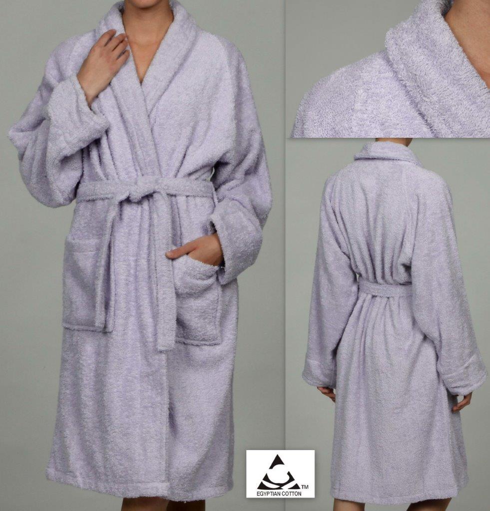 Premium Cotton Ultra Soft Terry Adult Unisex Lightweight Luxury Bathrobe - Spa, Hotel & Home Relaxation Wear for Men and Women