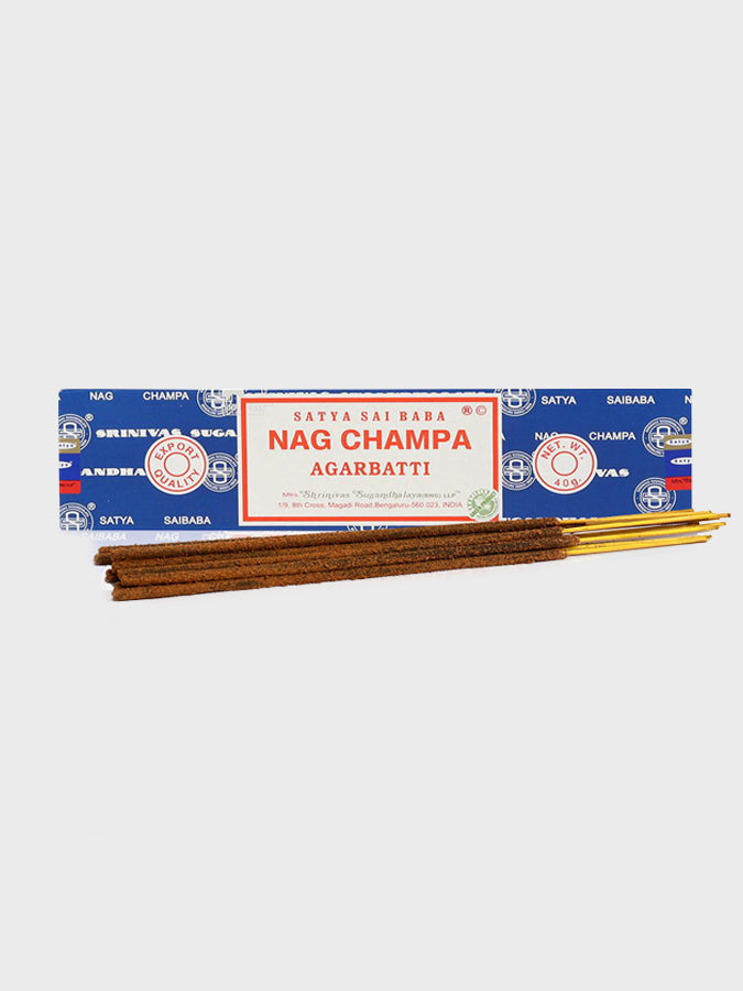 Satya Incense Sticks 40g - Premium Nag Champa & Sandalwood Aromatherapy for Meditation, Yoga & Relaxation - Perfect for Home, Office & Spiritual Spaces