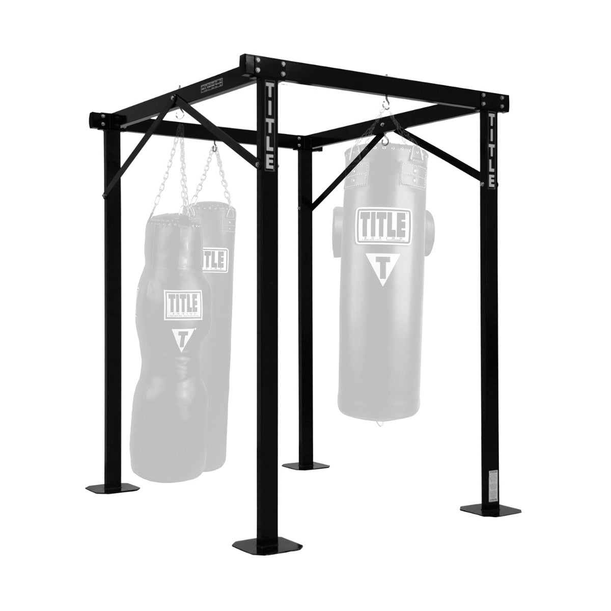 TITLE Boxing Heavy Duty Adjustable Pro Punching Bag Stand for Home Gym, MMA Training & Fitness Workouts