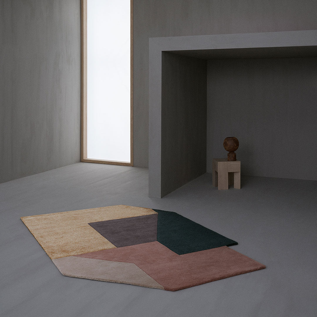 Urd Moll Gundermann Alton Rug - Modern Line Design for Living Room, Bedroom & Office Decor