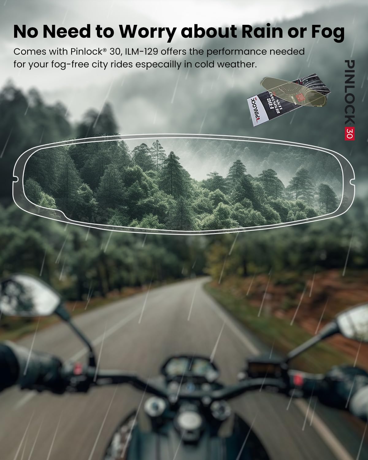 DOT Certified ILM Full Face Motorcycle Helmet with Anti-Fog Pinlock & Heated Shield - Snowmobile & Bike Riding Gear for Men & Women - Perfect for Winter Commuting & Adventure Tours