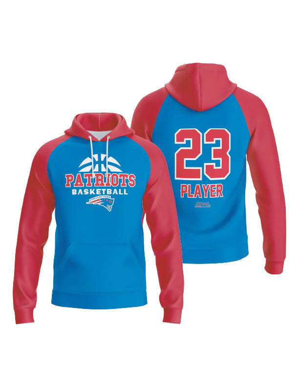 Pinellas Patriots Full Dye Hooded Sweatshirt - Comfortable & Stylish Pullover Hoodie for Men & Women - Perfect for Casual Wear, Sports, and Outdoor Activities