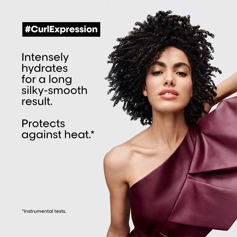 L'Oréal Professionnel Curl Expression Professional Cream - Long Lasting Intensive Leave-In Moisturizer for Curly Hair | Hydrates & Defines Curls | Perfect for Daily Styling & Frizz Control