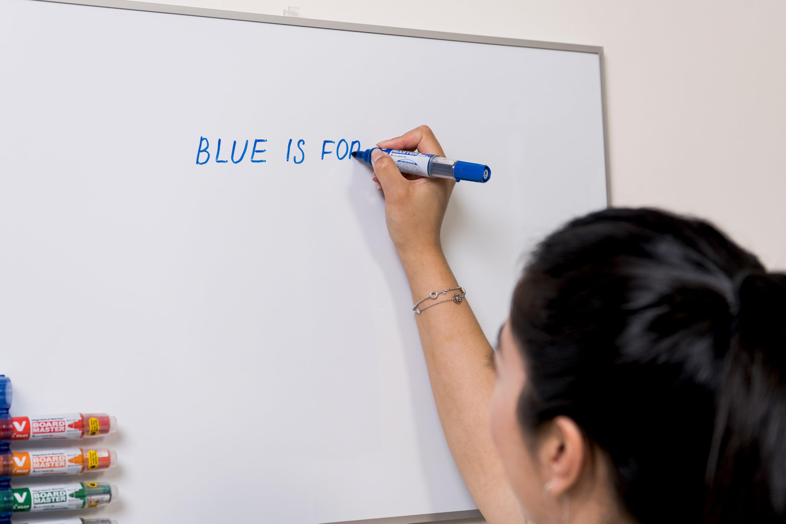 Pilot WBS-vbml Whiteboard Marker - Blue Dry Erase Marker for Office, Classroom & Home Use - Smooth Writing & Low Odor