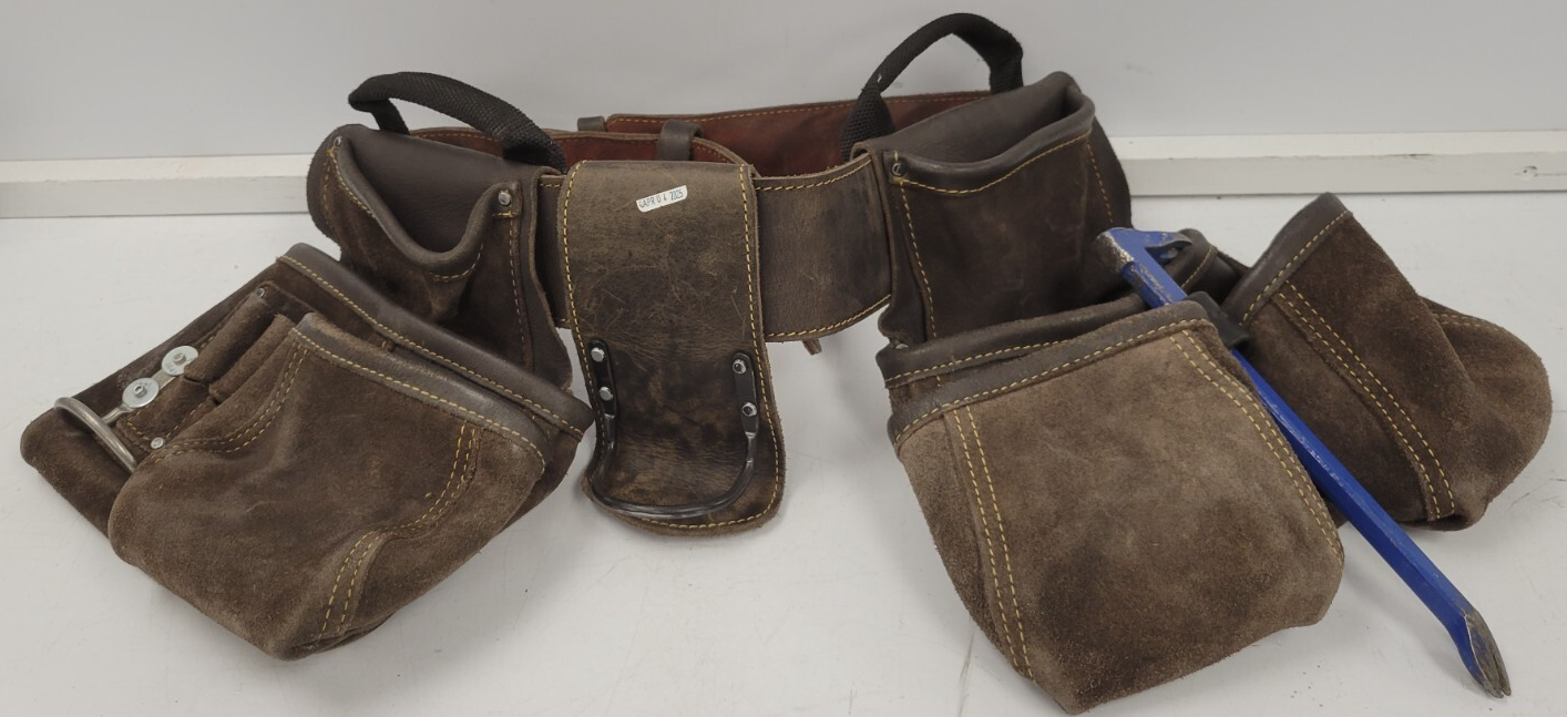 Kuny's Work Belt - Heavy Duty Tool Belt for Construction, Carpentry & DIY Projects - Perfect for Builders, Contractors & Handymen