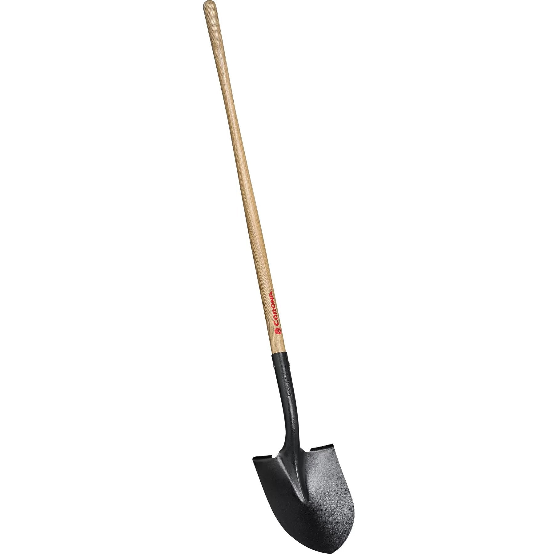 Corona #2 Round Point Shovel - 16 Gauge Steel Blade - Heavy Duty Garden Shovel for Digging, Planting & Landscaping - Perfect for Yard Work, Gardening & Outdoor Projects