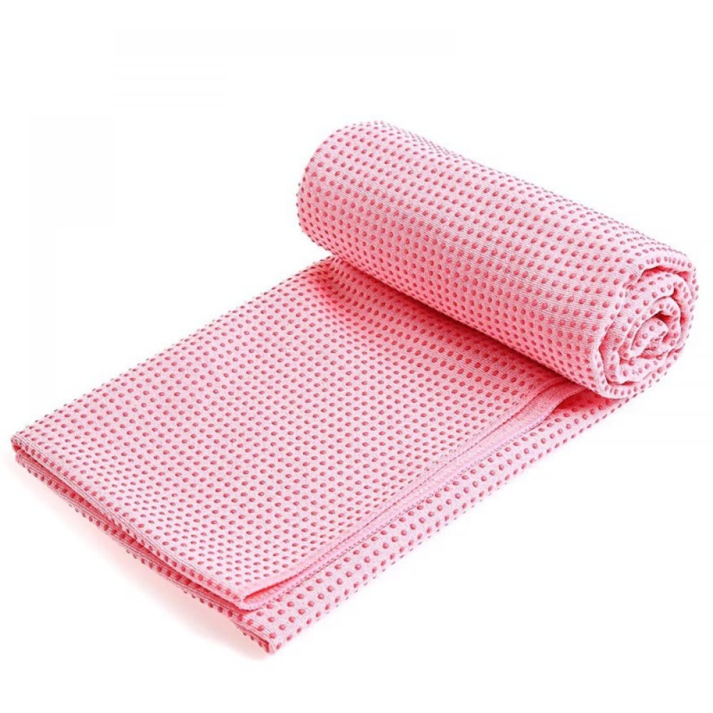 Premium Non-Slip Yoga Towel Mat - Extra Grip & Absorbent for Hot Yoga, Pilates & Workouts - Ideal for Home, Studio & Gym Use