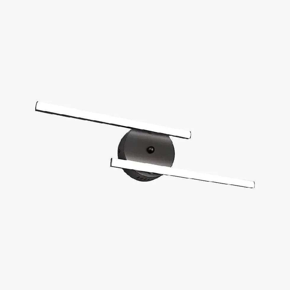 Modern Dual Linear Round LED Wall Lights - Energy Efficient Indoor/Outdoor Lighting for Living Room, Bedroom, Patio & Hallway