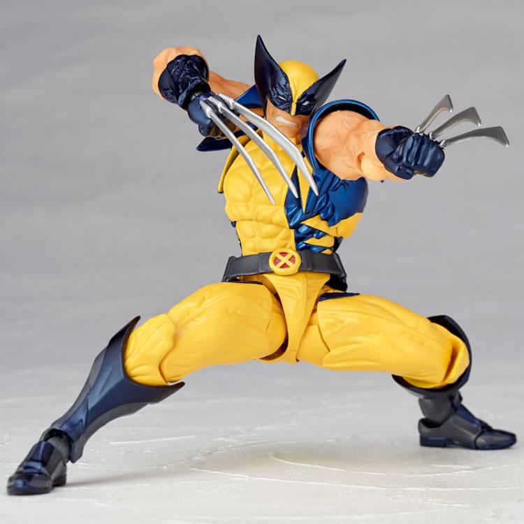 Amazing Yamaguchi Revoltech No. 005 Wolverine Action Figure - Highly Articulated Collectible Toy for Marvel Fans | Display, Photography & Cosplay Scenes