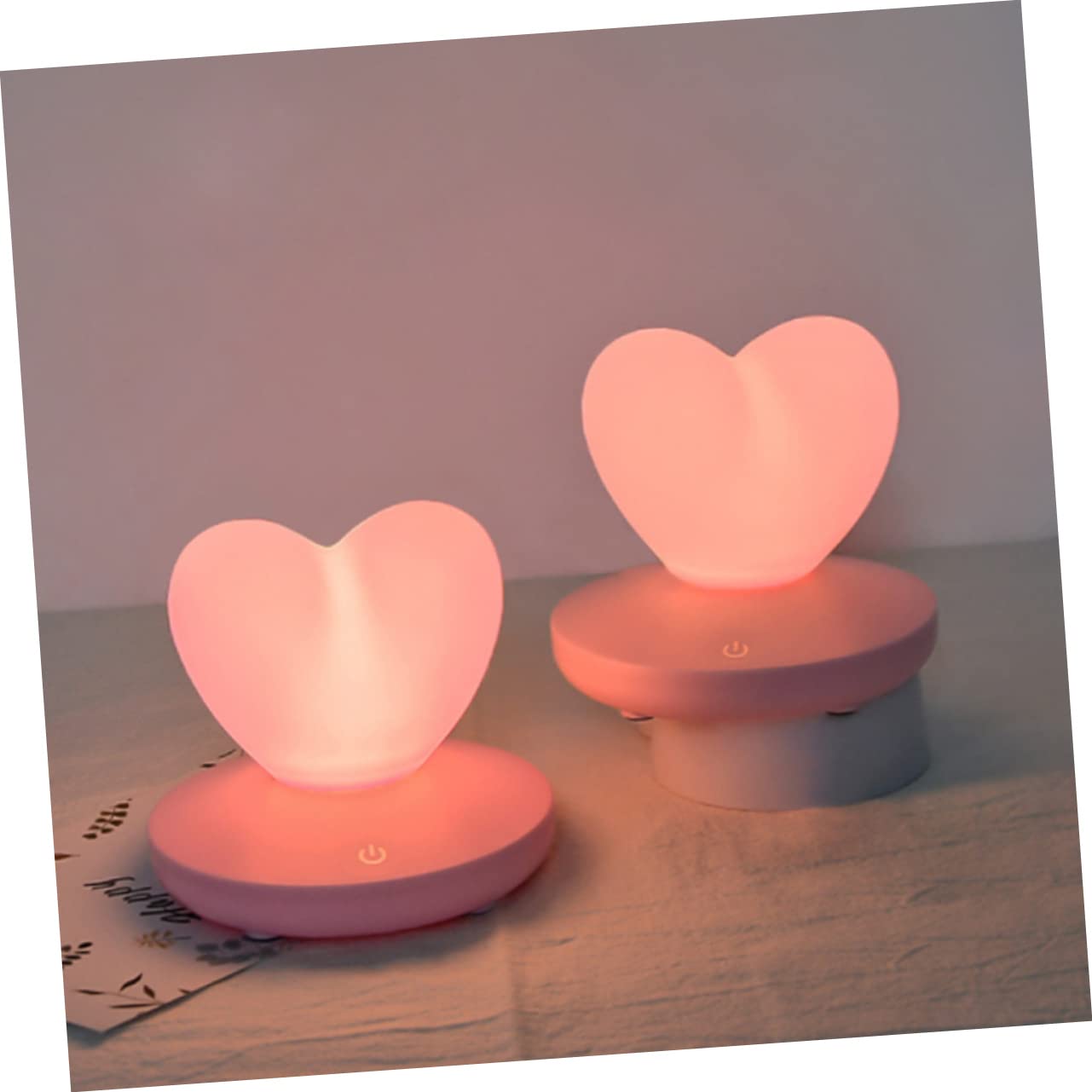 ARTIBETTER 2-Pack Rechargeable LED Night Lights for Kids - Dimmable Bedside Lamp with Auto Sensor, Perfect for Nursery, Bedroom, Hallway & Bathroom Nighttime Safety