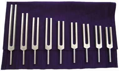 Solfeggio Tuning Fork Set - 9 Piece Healing Sound Therapy Kit for Meditation, Chakra Balancing & Energy Work | Perfect for Sound Baths, Reiki & Holistic Wellness