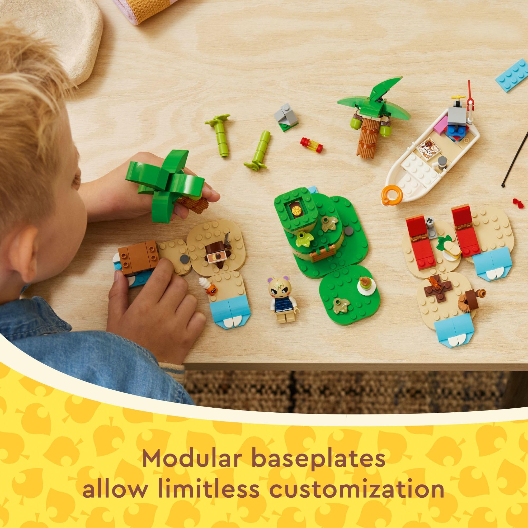 LEGO Animal Crossing Kapp’n’s Island Boat Tour Building Set - 77048 | Creative Construction Toy with 2 Minifigures (Marshal & Kapp'n) | Perfect Gift for Kids Ages 6+ | Fun Playtime for Boys & Girls | Great for Birthday Presents & Family Game Nights
