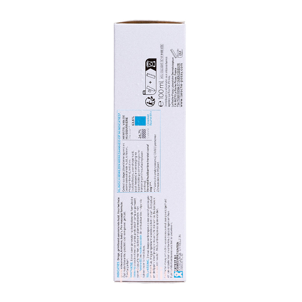 La Roche-Posay Cicaplast Baume B5+ Ultra Repairing Soothing Balm 100ml - Moisturizing Face & Body Cream for Dry, Irritated Skin - Perfect for Post-Procedure Care & Daily Skin Recovery