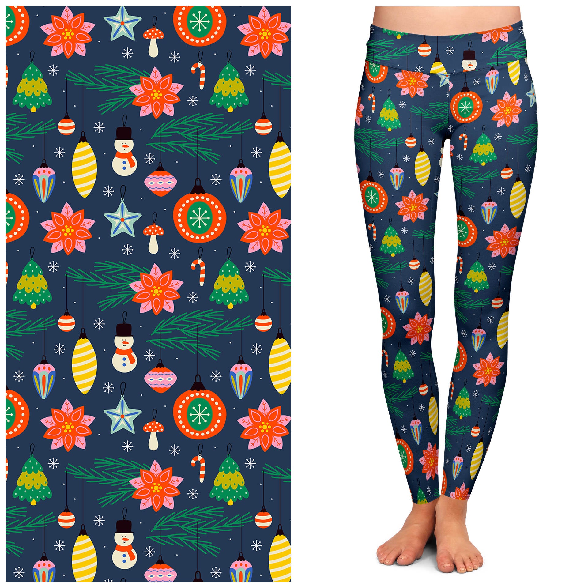 Buttery Soft Christmas Leggings for Women - Cozy Holiday Pants by Lipstick & Chrome | Perfect for Winter Parties, Gift Giving & Festive Outfits