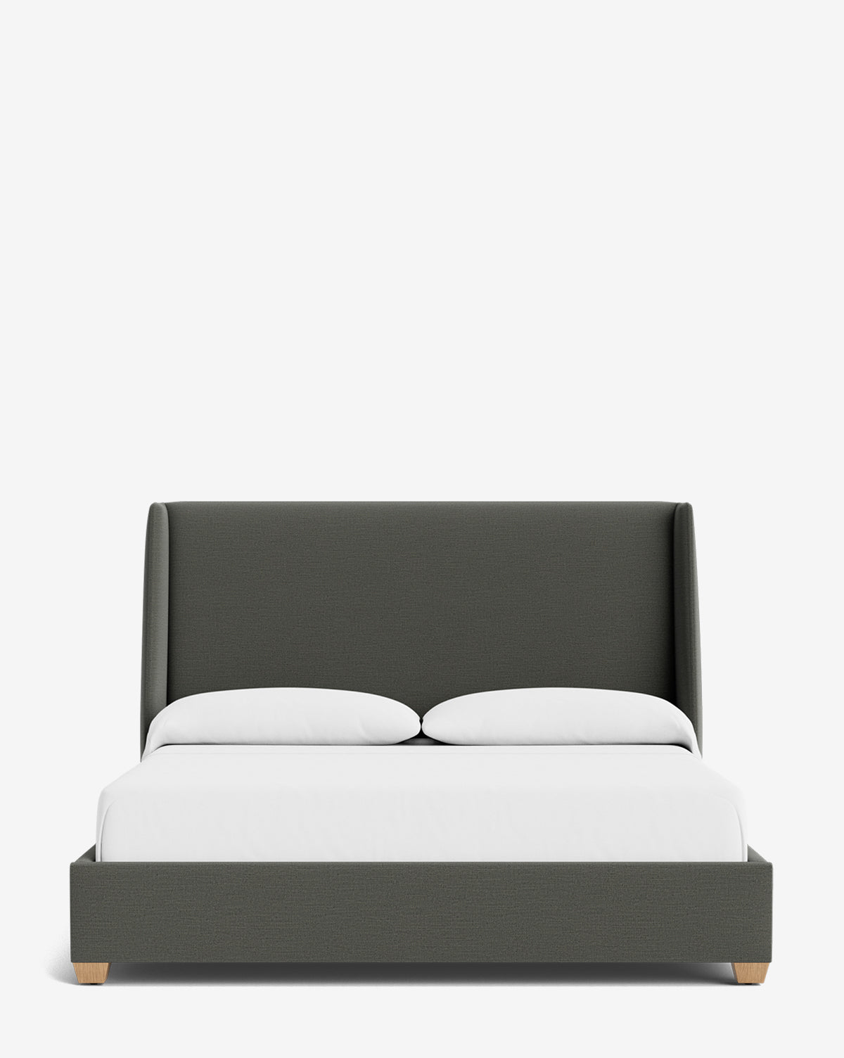 Walt Bed Tall Headboard - Queen Size Upholstered Bed Frame with Adjustable Height - Perfect for Modern Bedroom Decor & Small Spaces