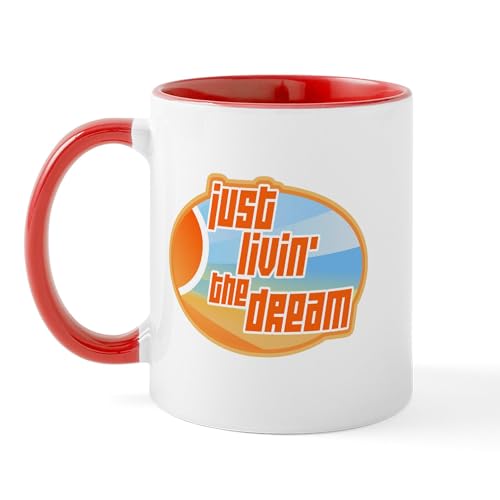 White/Red Inside - Livin' The Dream 3 Mug