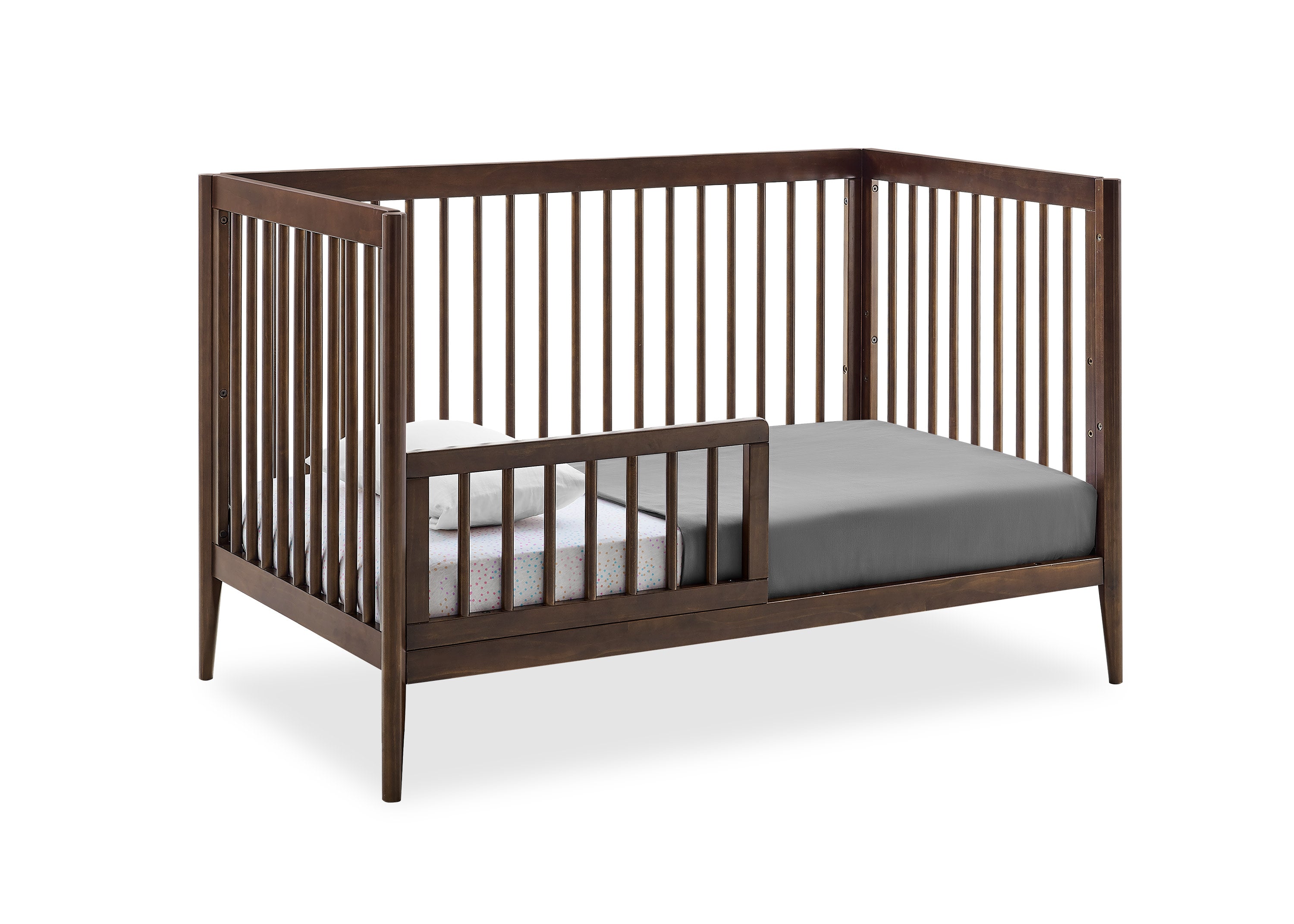 Casey 6-in-1 Convertible Baby Crib - Toddler Bed, Daybed & Full-Size Bed - Safe Nursery Furniture for Newborn to Adult - Perfect for Nursery, Bedroom & Guest Room