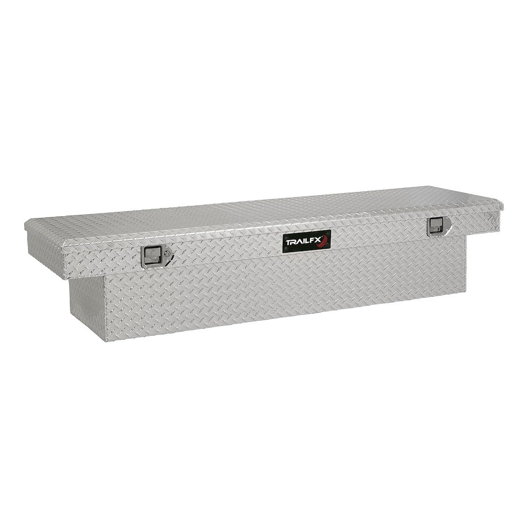 TFX Toolbox TrailFX 110701 69-Inch Single Lid Crossover Tool Box - Durable Storage for Truck Beds, Work Sites & Outdoor Adventures