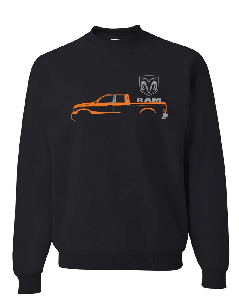 Dodge RAM Truck Sweatshirt - Heavy Duty V8 Pickup Truck Hoodie for Men | Comfortable Pullover for Work, Outdoor & Casual Wear