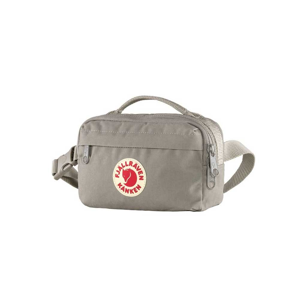 Fjallraven Kanken Hip Pack - Water-Resistant Waist Bag for Travel, Hiking & Daily Use | Compact & Stylish in Fog Color | Perfect for Outdoor Adventures & Urban Commutes