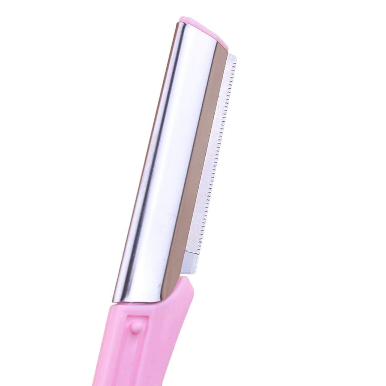 Lorenlli Portable Eyebrow Trimmer for Women - Stainless Steel Eyebrow Razor & Hair Removal Scraper - Perfect for Eyebrow Shaping, Makeup Prep & Travel Grooming