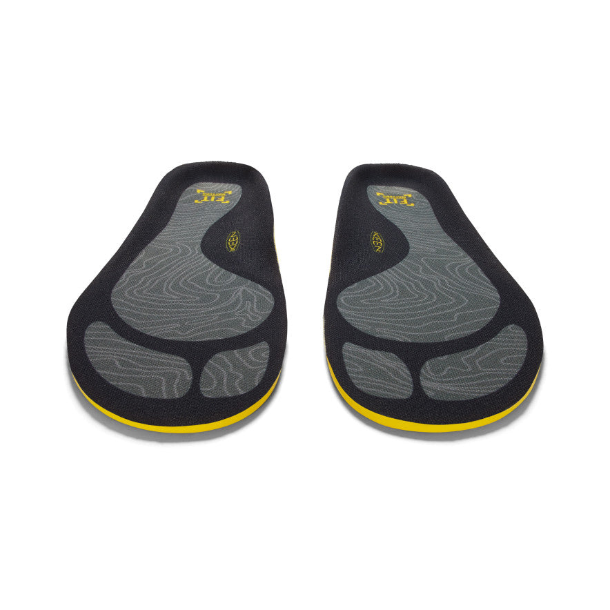 Men's Outdoor K 20 Plus Cushioned Insoles - Black | Shock Absorption & Arch Support for Running, Hiking & Work Boots