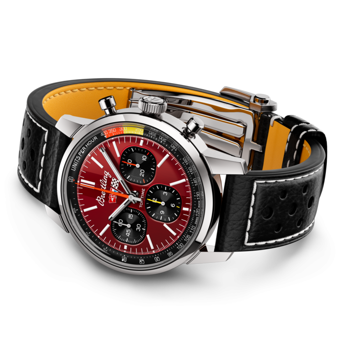 Breitling Top Time B01 Chevrolet Corvette Chronograph 41mm Stainless Steel Men's Watch - Luxury Sports Timepiece for Racing Enthusiasts & Collectors