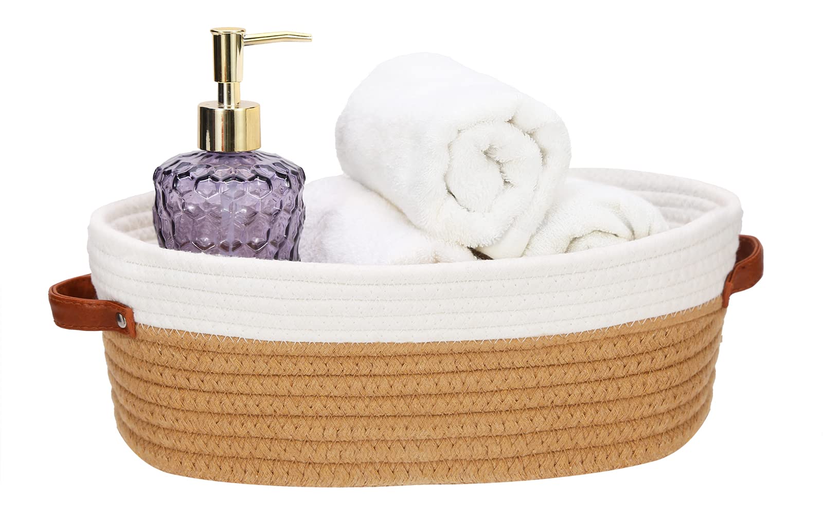 Cotton Rope Woven Storage Basket - 13