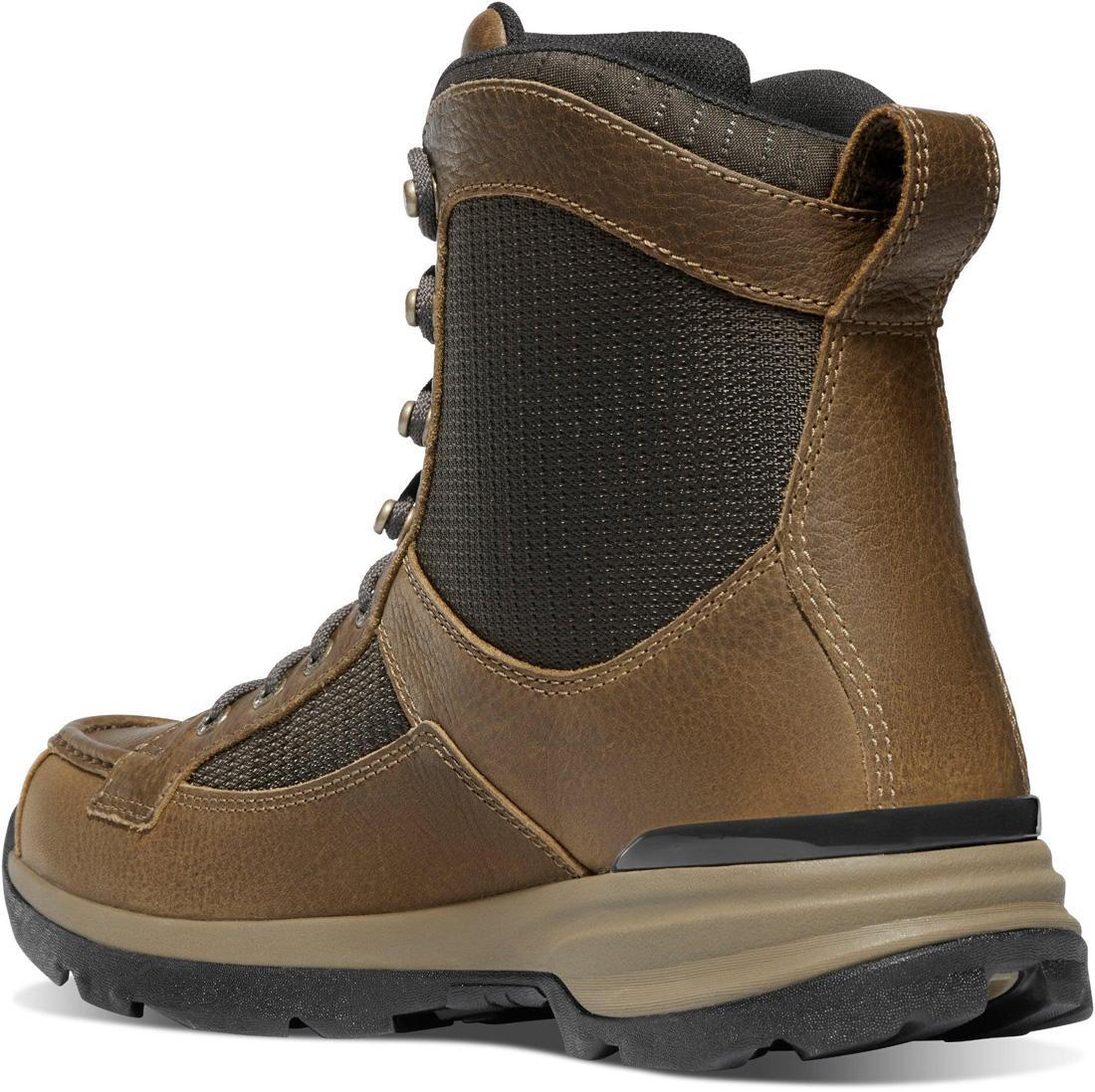Men's Light Brown Recurve 7 Moc Toe Boots - Comfortable Work & Outdoor Hiking Shoes for Construction, Hunting & Casual Wear