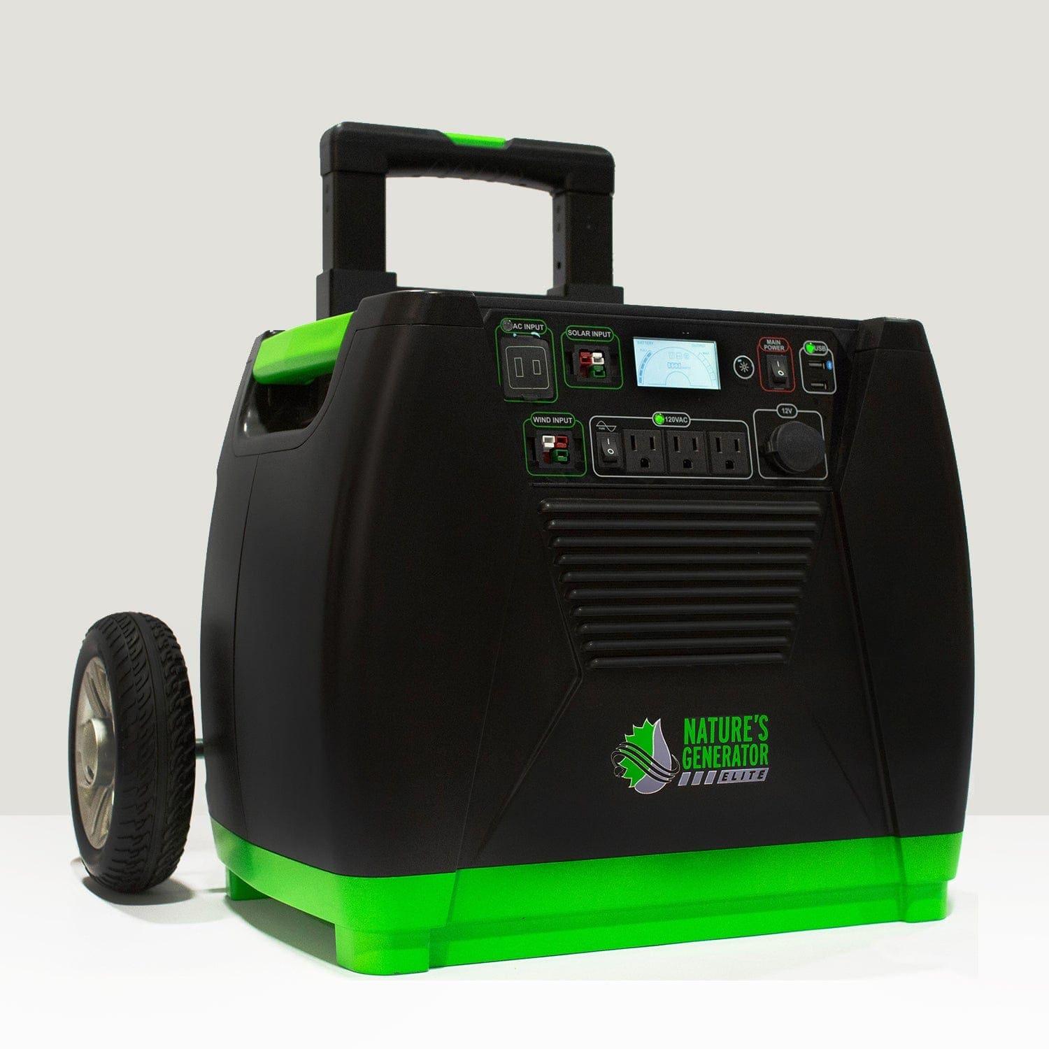 Nature's Generator Elite Gold System - Portable Solar Power Generator for Home, Camping & Emergency Backup | Off-Grid Energy Solution