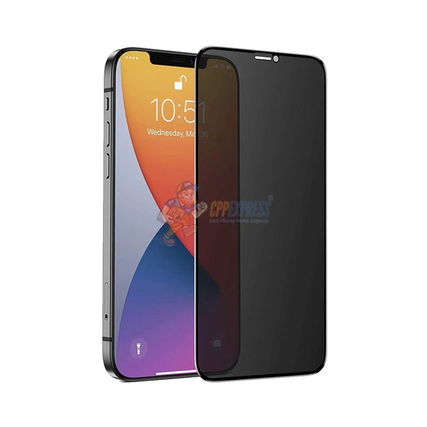 iPhone 12 Pro Max Premium Tempered Glass Screen Protector - Privacy Series - Anti-Spy HD Clear Screen Guard for Enhanced Protection - Perfect for Work, Travel & Everyday Use