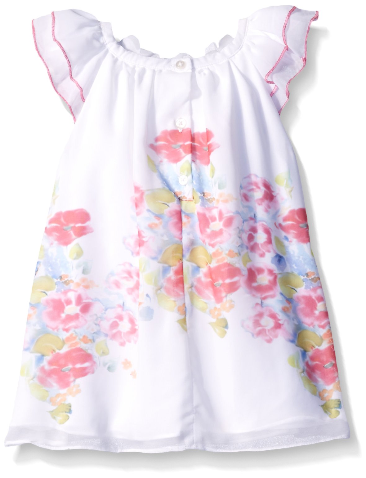 Lavender Girls' 2-Piece Summer Outfit - Floral Print Sleeveless Top with Neckline Flowers & Matching Shorts | Perfect for Beach, Vacation & Casual Wear
