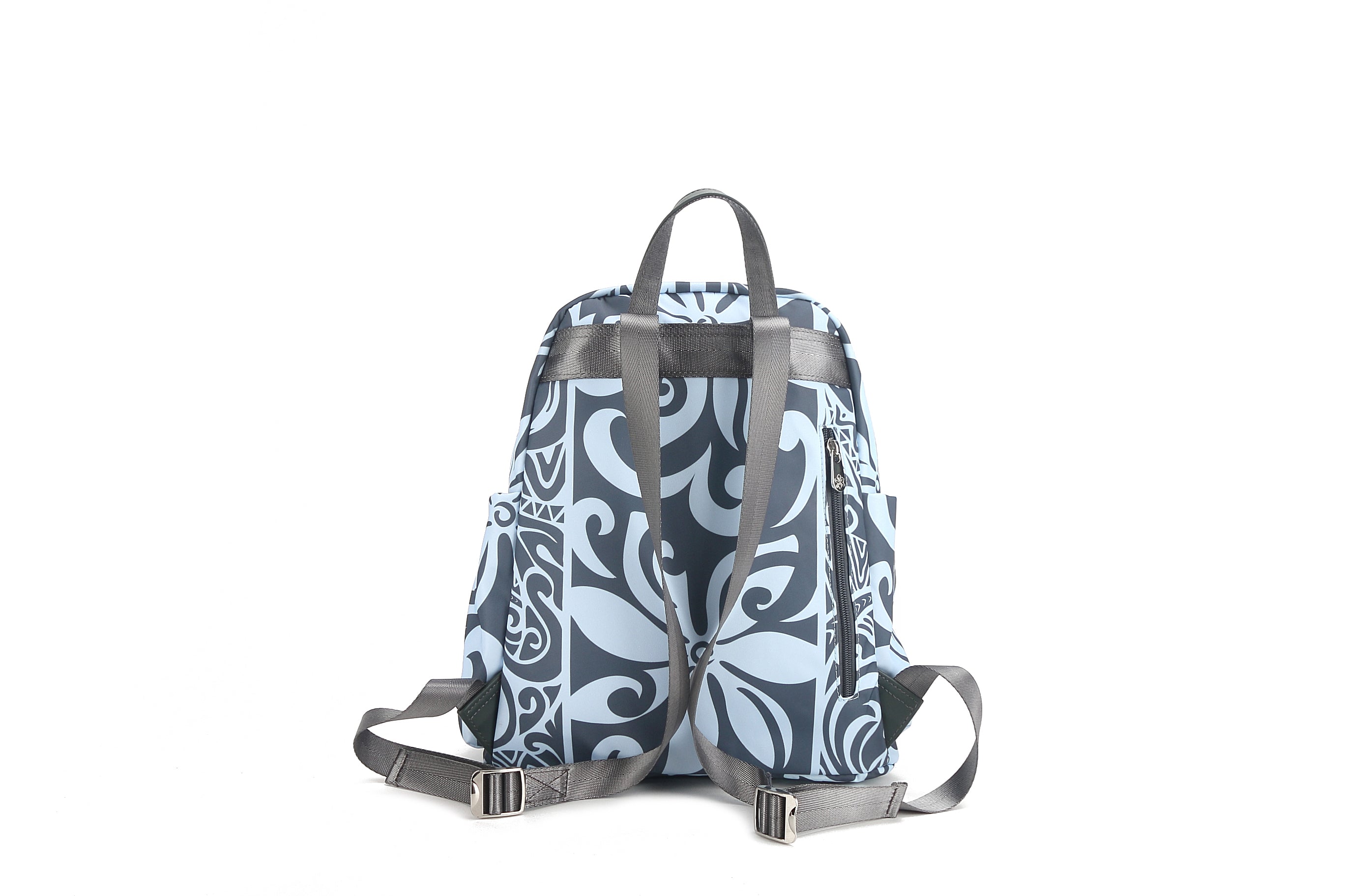 Keʻolu Tapa Tiare Teal Backpack - Lightweight Durable Travel Backpack for Hiking, School & Daily Use
