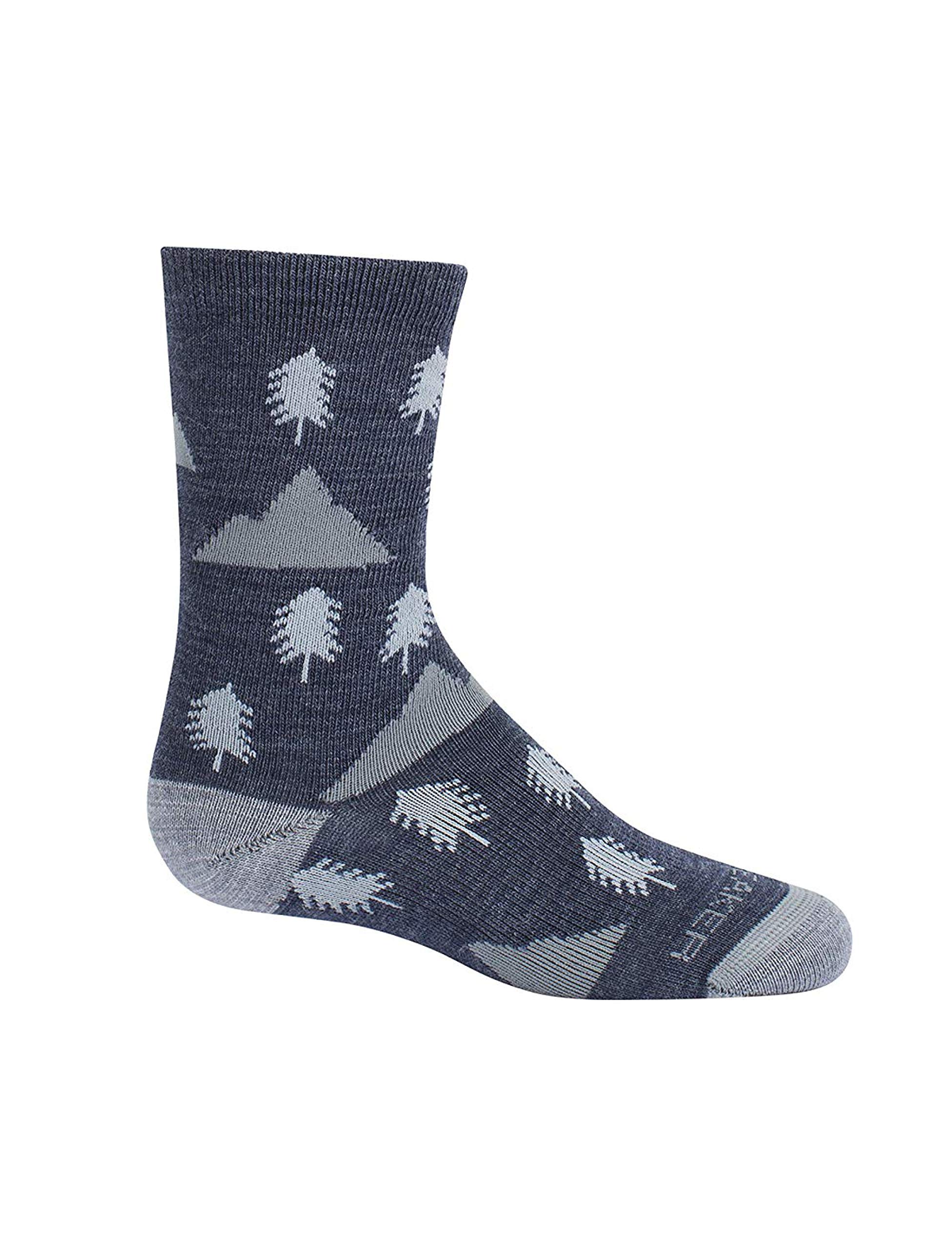 Helicase Kids Lightweight Crew Socks for Walking - Large Size