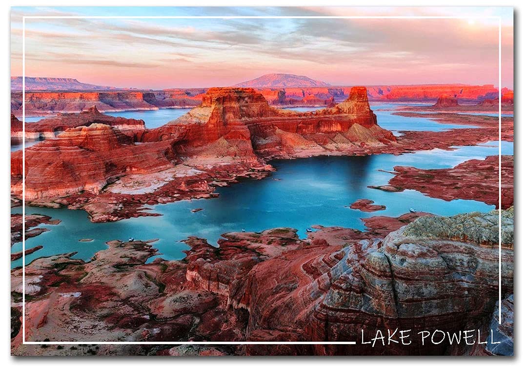 Lake Powell Colorado River Utah Scenic Travel Fridge Magnet - 2.5