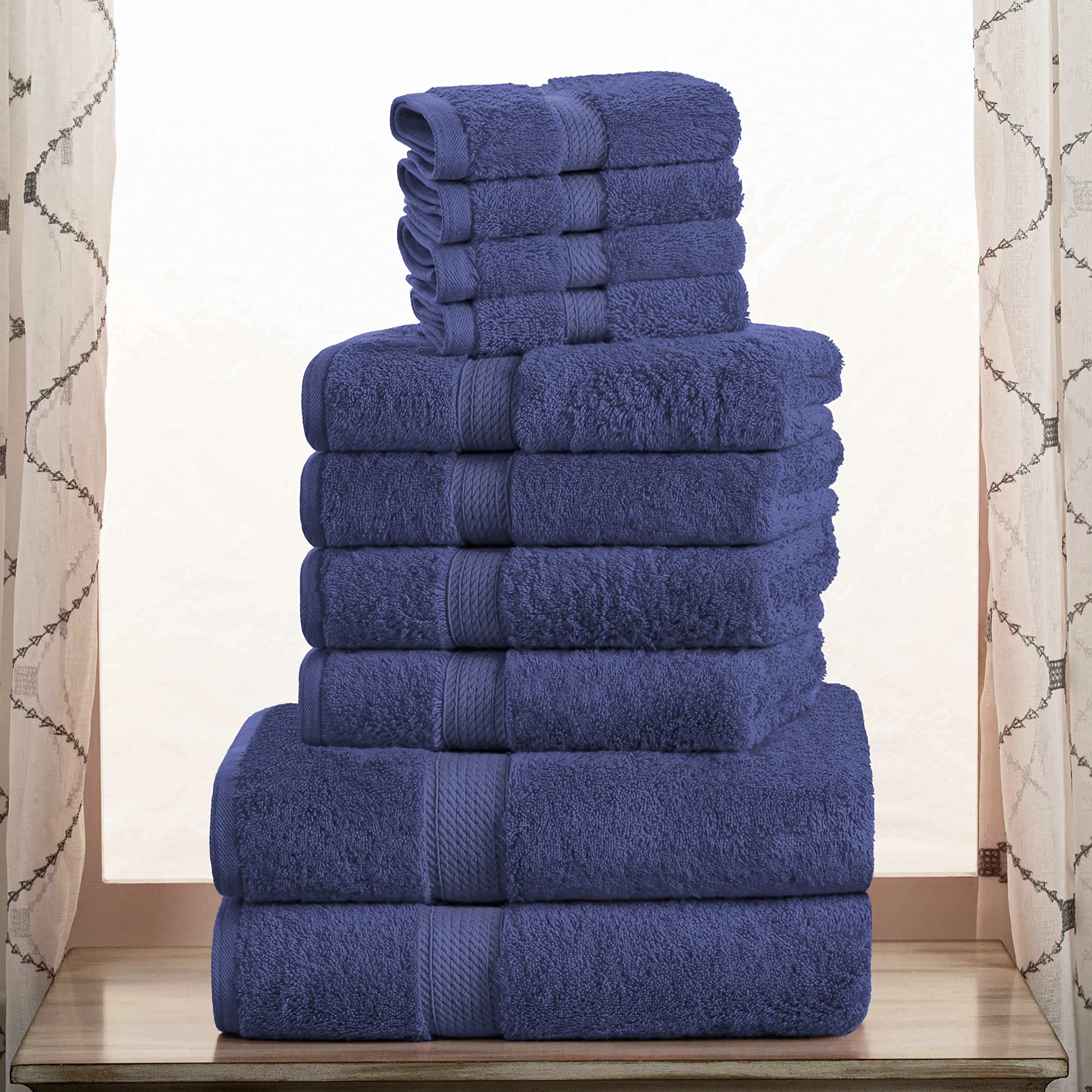 Premium Egyptian Cotton Towel Set - 10-Piece Luxury Bath & Hand Towels (30