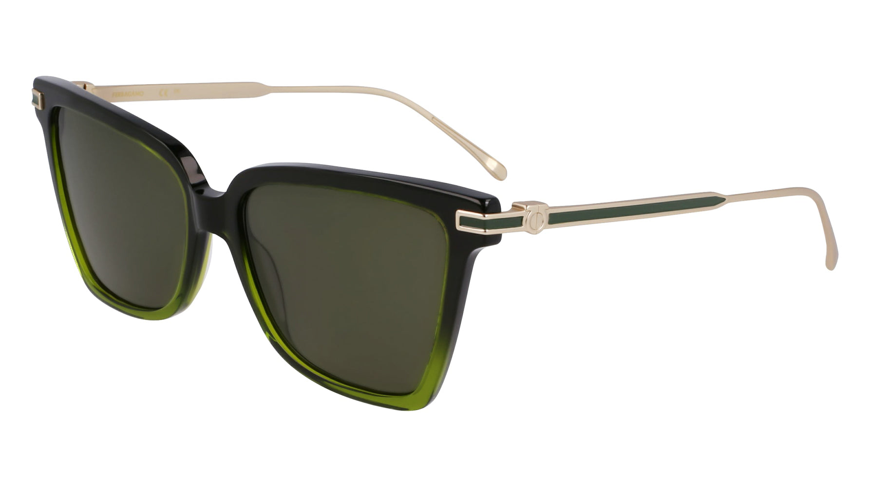 Ferragamo SF2036S Sunglasses - Luxury Polarized Aviator Sunglasses for Men & Women | UV Protection, Fashionable & Comfortable | Perfect for Driving, Travel & Outdoor Activities