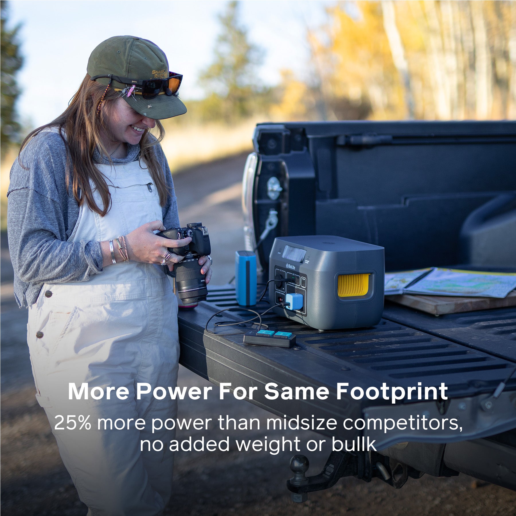 BaseCharge 600 Portable Power Station - 600W Solar Generator for Camping, Home Backup & Outdoor Adventures - Compact & Lightweight Emergency Power Supply for RV, Travel, and Off-Grid Living
