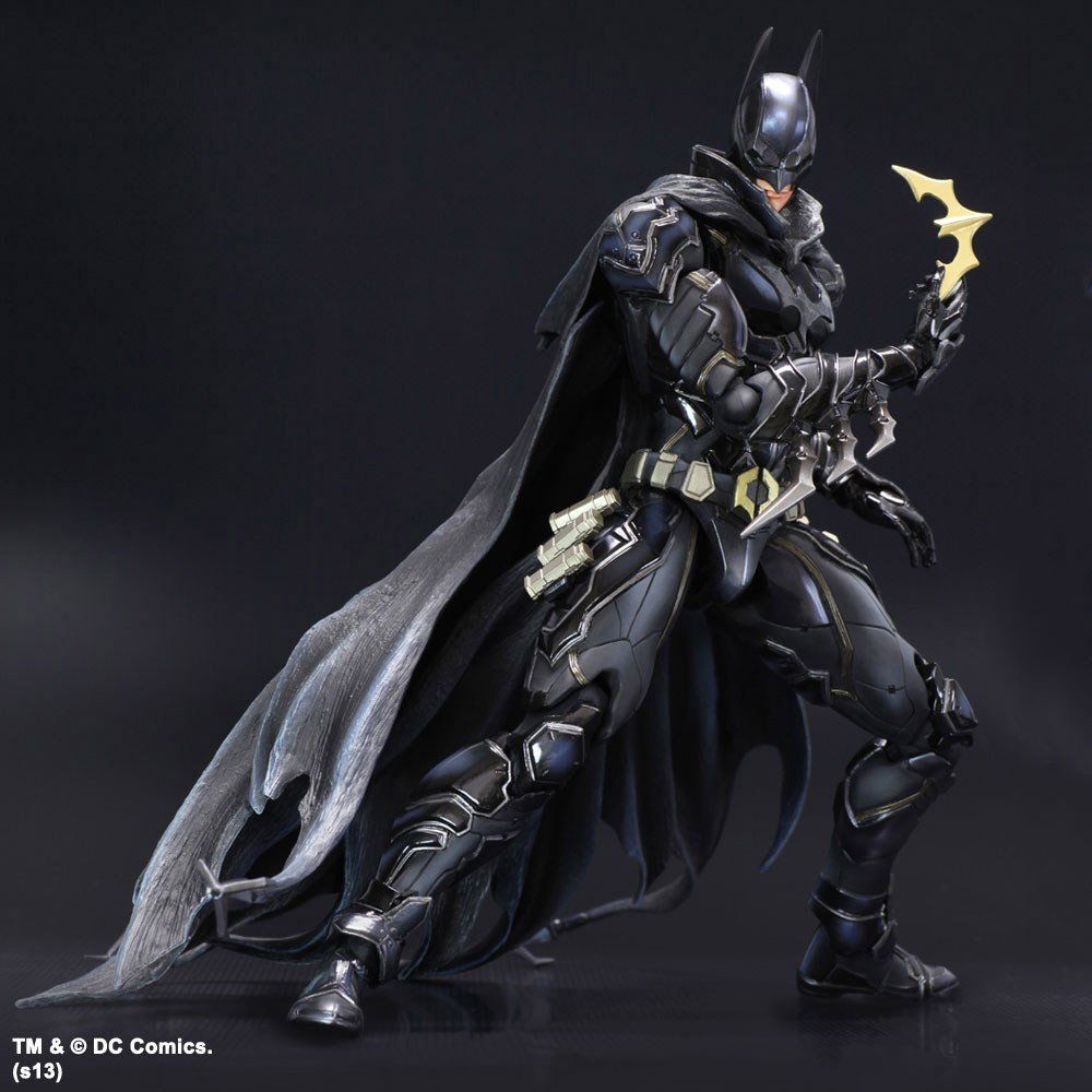 Square Enix DC Comics Variant Play Arts Kai Batman PVC Action Figure - Japan Import - Collectible Toy for Display & Superhero Fans