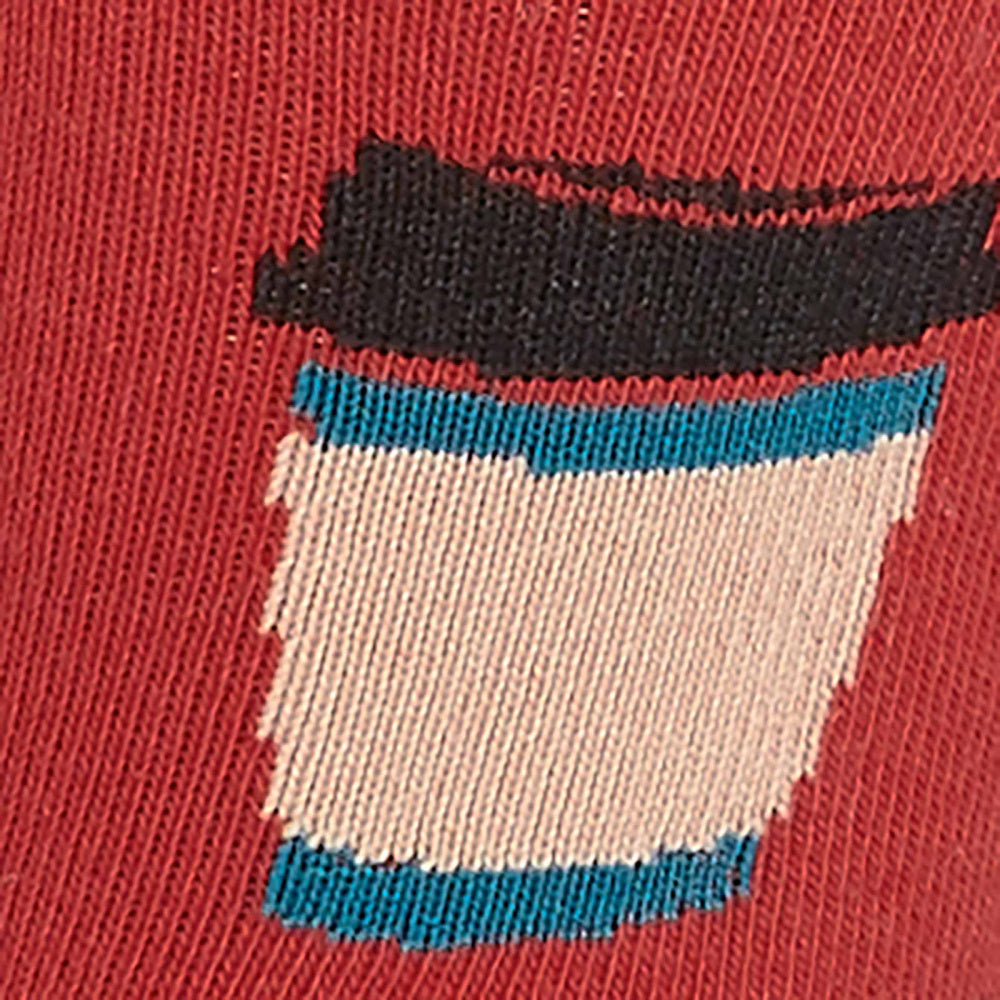 Fun & Comfortable Sock It To Me Crew Women's Socks - Coffee Break Design - Perfect for Work, Gym & Casual Wear