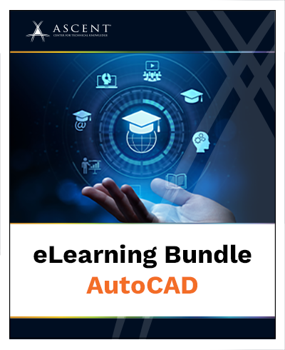 Autodesk AutoCAD eLearning Bundle - 1 Year Subscription Download | Professional CAD Design Software Training for Engineers & Architects | Perfect for Home Study & Office Learning