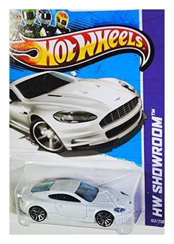 Hot Wheels 2013 HW Showroom Aston Martin DBS White Die-Cast Car 1:64 Scale Limited Edition 153/250 - Collectible Toy Car for Kids & Adults, Perfect for Display, Gifts, and Racing Play