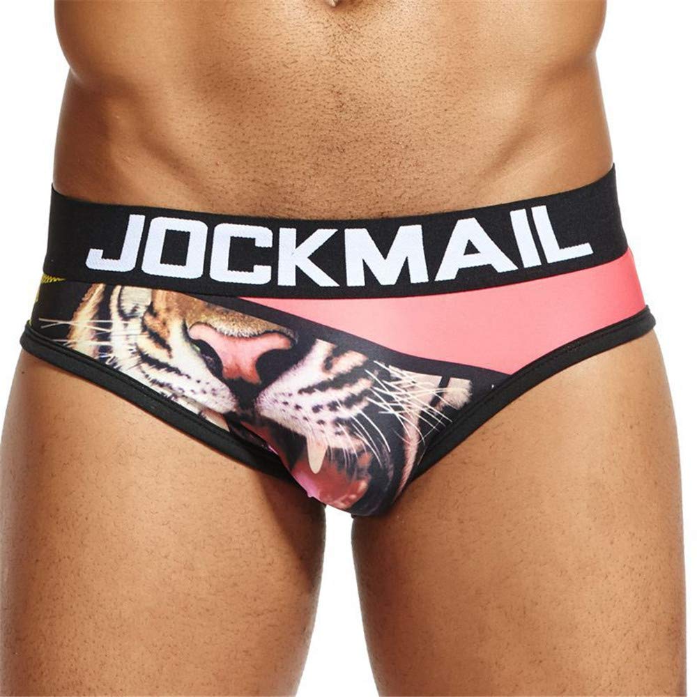 **JOCKMAIL Men's Underwear - Soft Cotton Briefs with Fun Prints - Comfortable & Breathable for Daily Wear, Workout & Lounge**