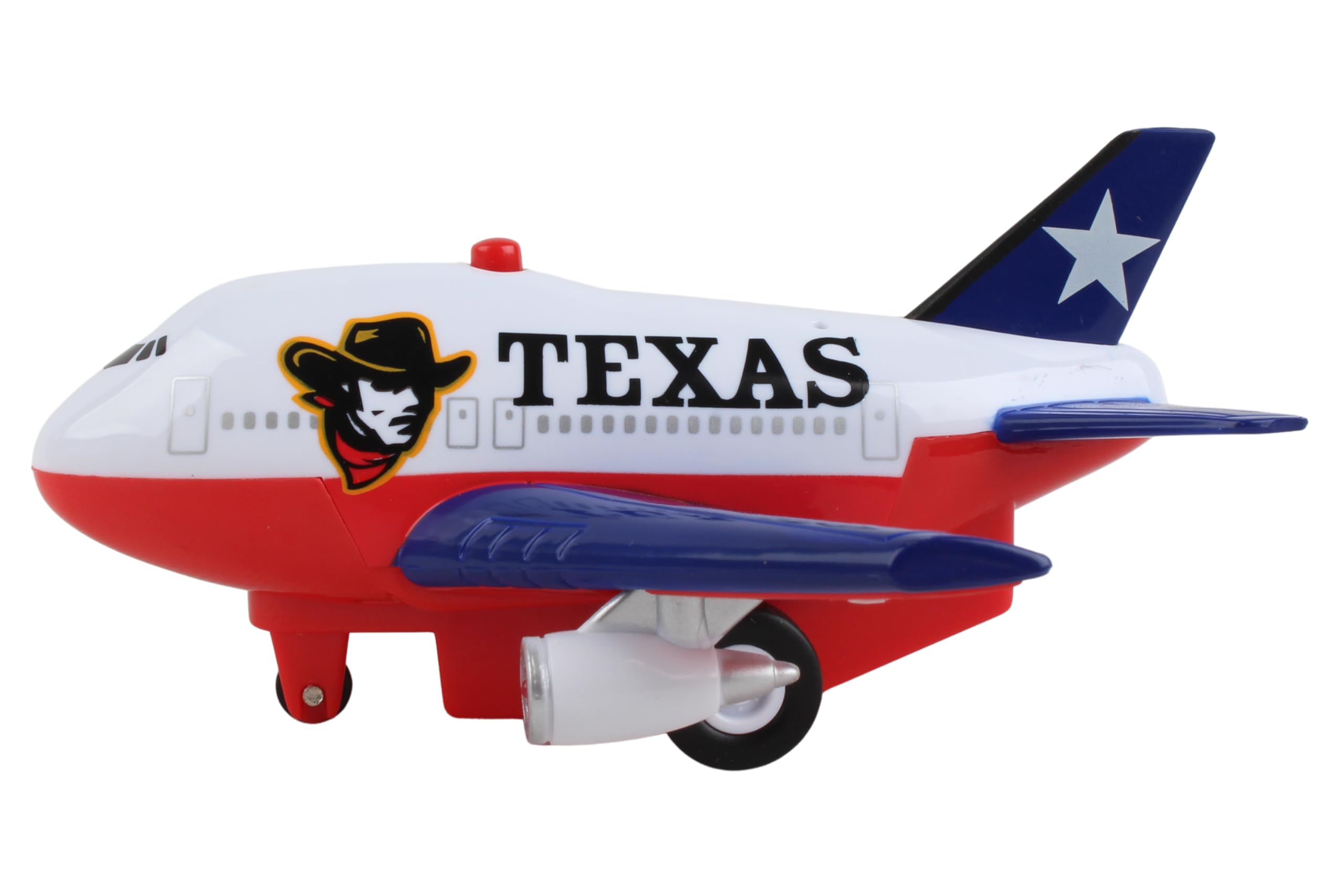 Daron Texas Pullback Toy Car with Lights and Sounds - Fun Interactive Vehicle for Kids, Great for Indoor Play and Birthday Gifts