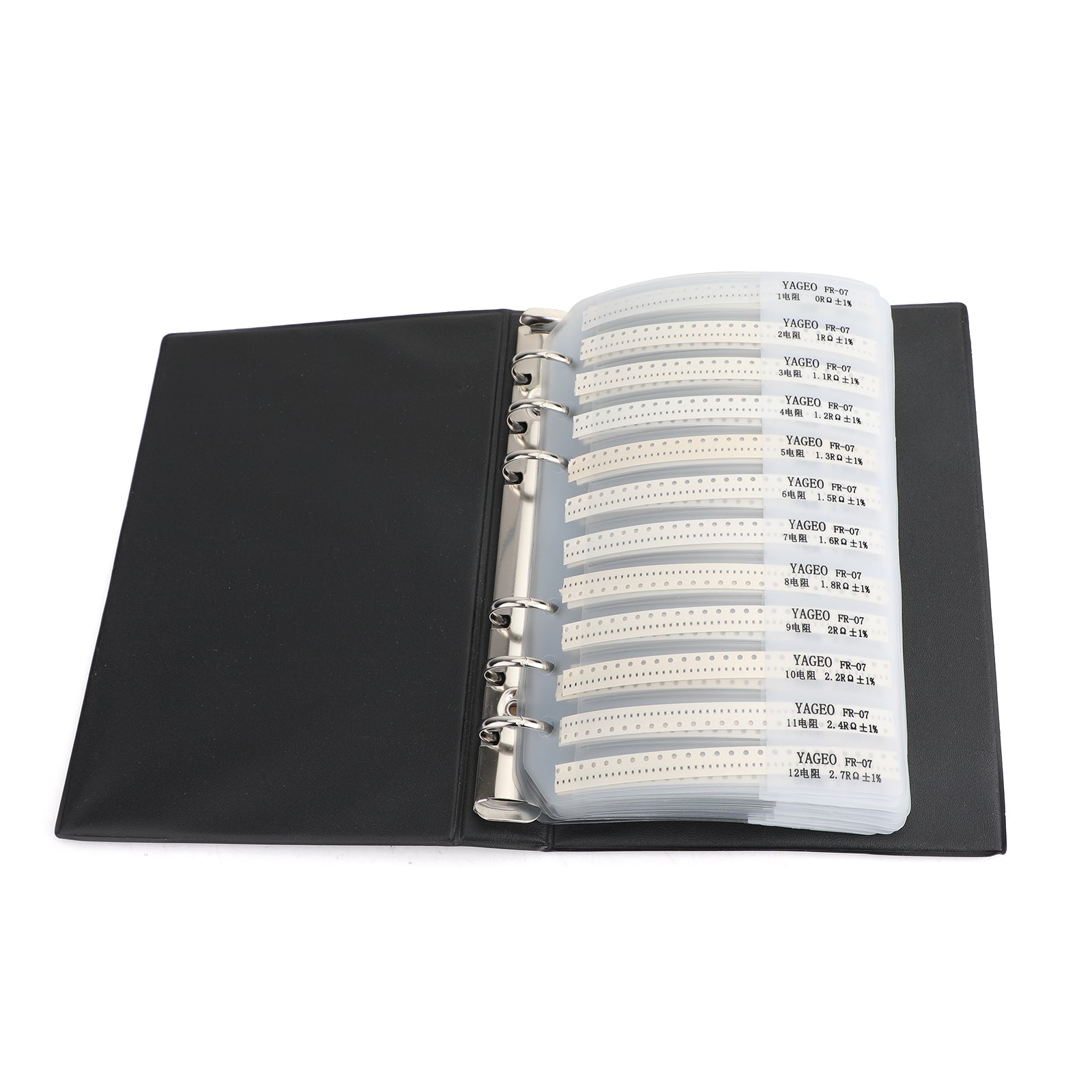 1% SMD Chip Resistor Kit - 170 Values (0201 0805 1206 0402 0603) with Capacitor Sample Book - Perfect for Electronics Repair, DIY Projects & Circuit Prototyping